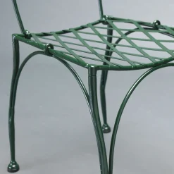 Sedia da esterno Florio in ferro verde