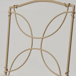 Sedia da esterno Lotus in ferro