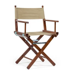 Sedia da regista in verde mimetico