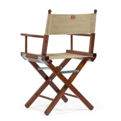 Sedia da regista in verde mimetico