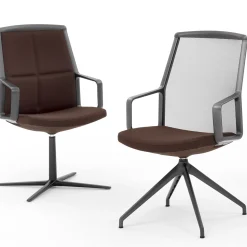 SEDIA DA RIUNIONE ADELE in castagno #2 di ORLANDINIDESIGN