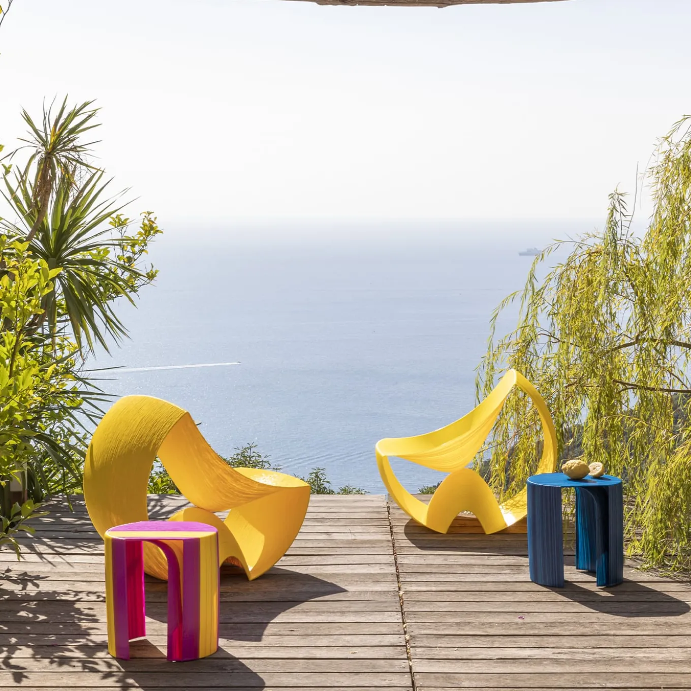 Sedia da salotto Capri Yellow