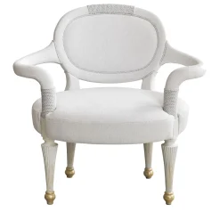 Sedia da salotto Charlie White