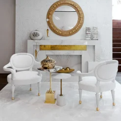 Sedia da salotto Charlie White