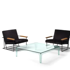 Sedia da salotto Gotham Black di Federico Carandini