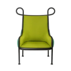 Sedia da salotto Mickey Green di India Mahdavi