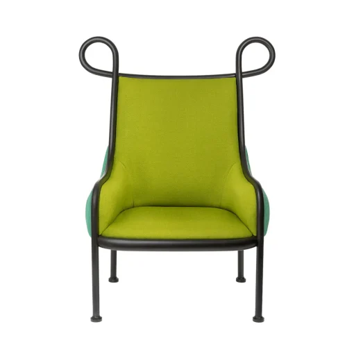 Sedia da salotto Mickey Green di India Mahdavi