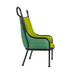 Sedia da salotto Mickey Green di India Mahdavi