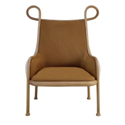 Sedia da salotto Mickey Natural di India Mahdavi