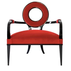 Sedia da salotto Selene Red di G. Ventura