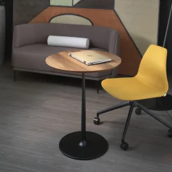 Sedia da ufficio Nuki gialla con ruote