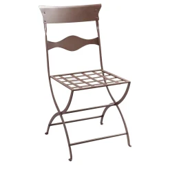 Sedia Due Lamiere in acciaio inox