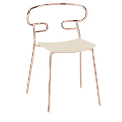 Sedia Genoa Met Copper di Cesare Ehr