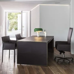 Sedia girevole Pasqualina President di Grassi&Bianchi e RedCreative