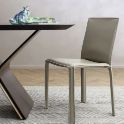 Sedia Jumpsuite in pelle beige