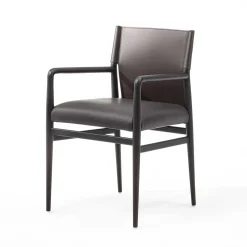 Sedia Ledermann in Pelle Marrone