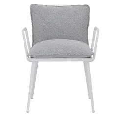 Sedia Lipari Outdoor Avorio con braccioli