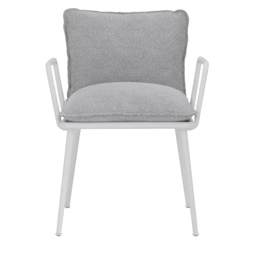 Sedia Lipari Outdoor Avorio con braccioli