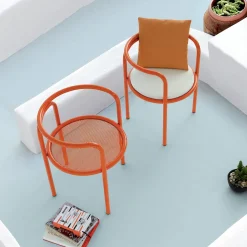 Sedia Locus Solus Orange di Gae Aulenti
