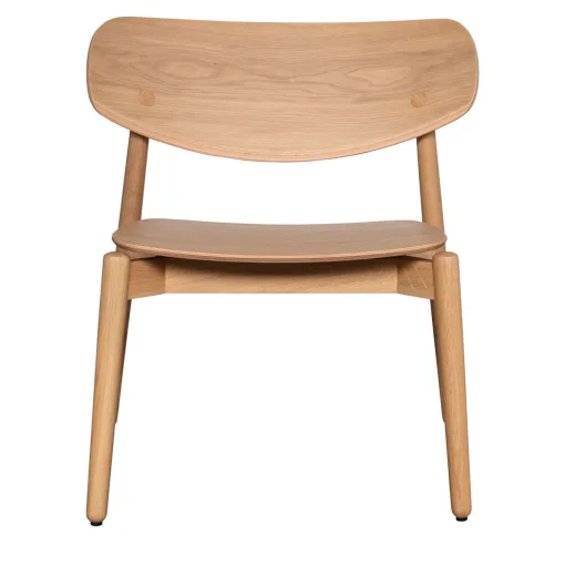 Sedia Lounge Fizz in Rovere naturale di Lorenz+Kaz