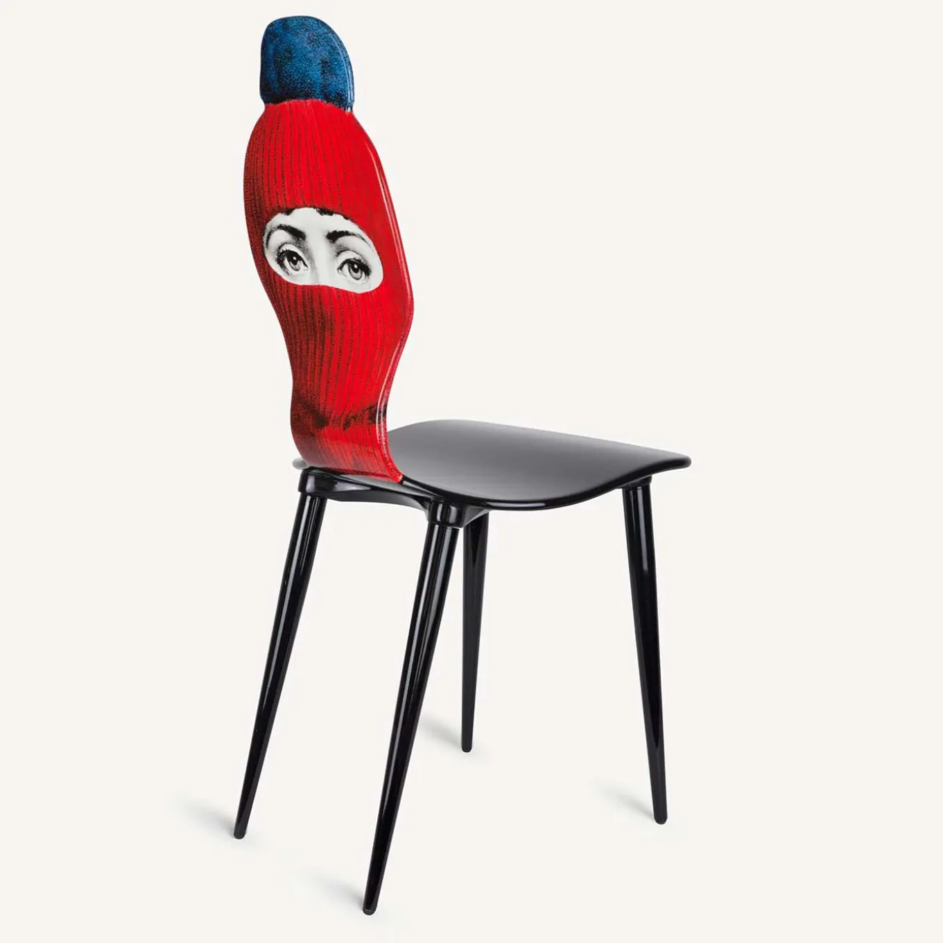 Sedia Lux Gstaad rossa e blu