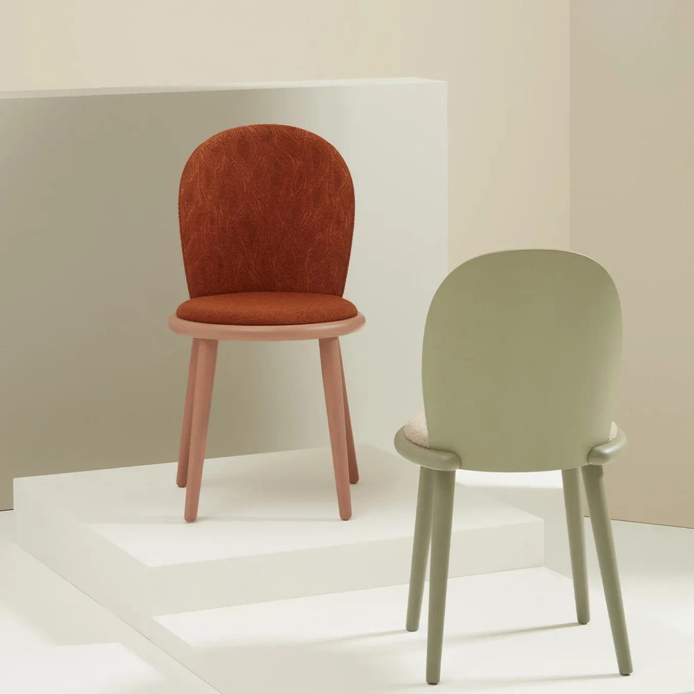 Sedia Veretta 921 Red di Cristina Celestino