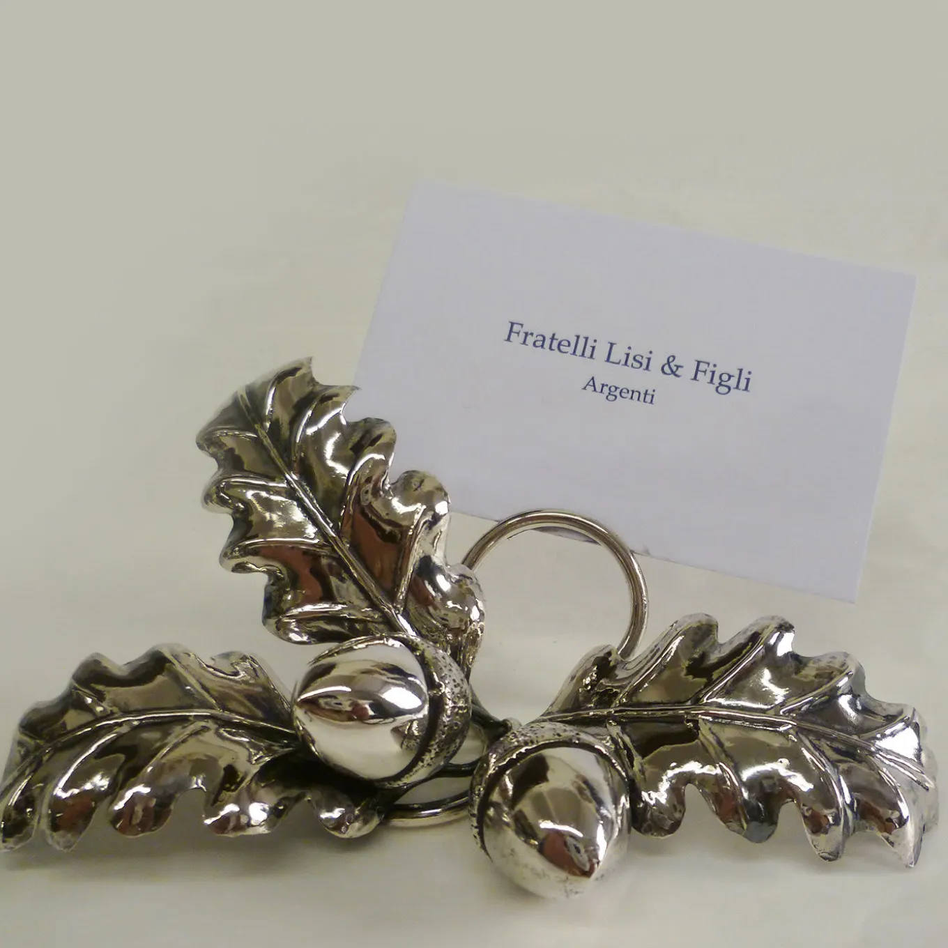 Segnaposto con due ghiande