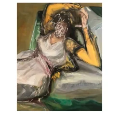 Senza titolo con pittura a olio di Goya