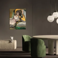 Senza titolo con pittura a olio di Goya