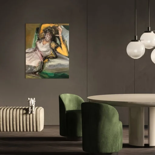 Senza titolo con pittura a olio di Goya