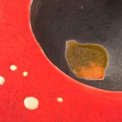 Serenata In Rosso E Nero Vaso Scultura di Nino Basso