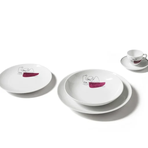 Service Prunier di Le Corbusier - Set di 2 piatti da dessert