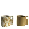 Set da 2 Staines and Mustard Glaze Hole