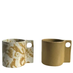Set da 2 Staines and Mustard Glaze Hole