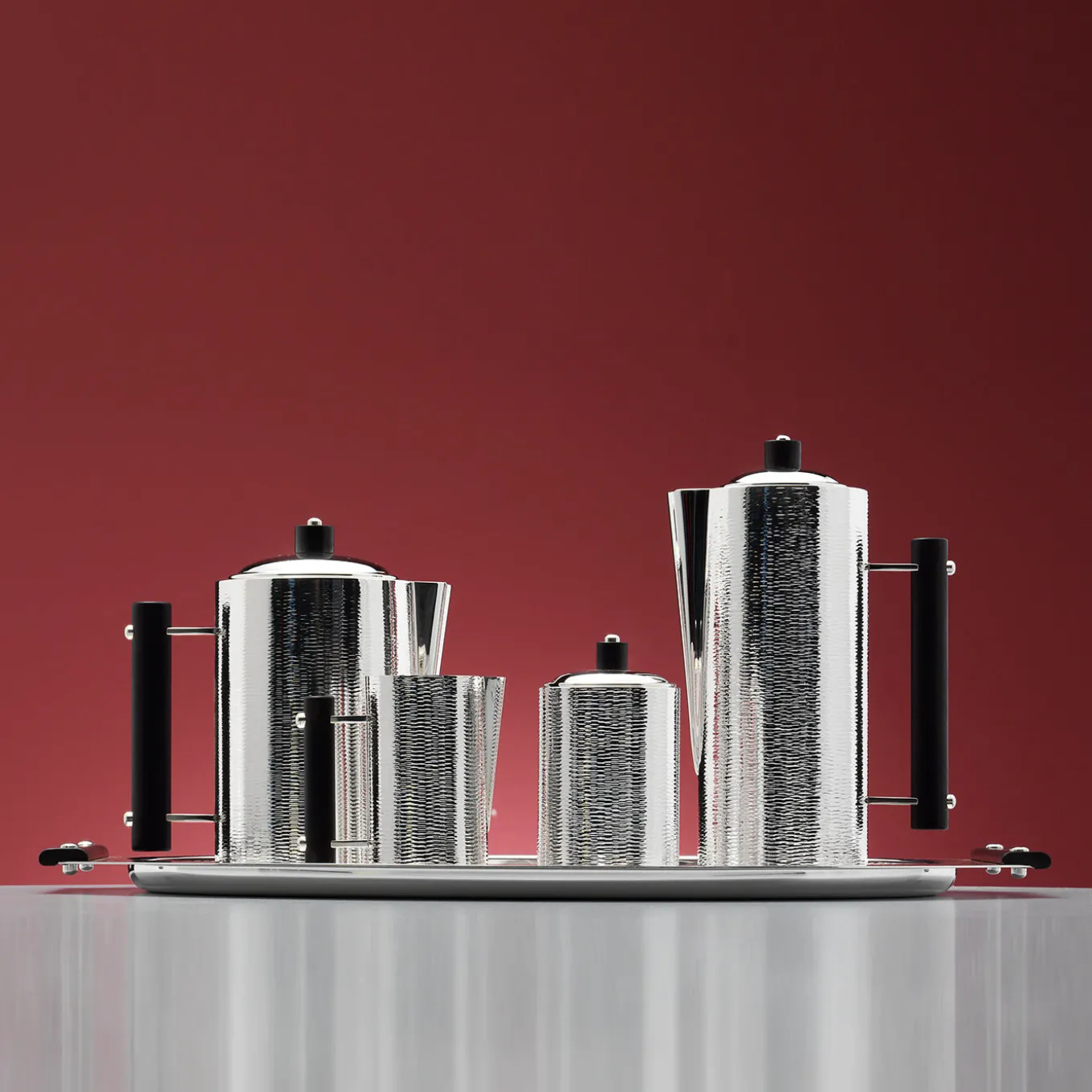 Set da caffè 4 pezzi in ebano