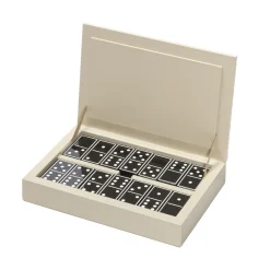 Set da gioco Domino Eva intrecciato a mano