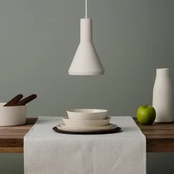 Set da pranzo 4 pezzi in ceramica bianca