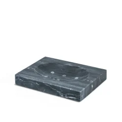 Set di 4 accessori da bagno in marmo grigio Bardiglio