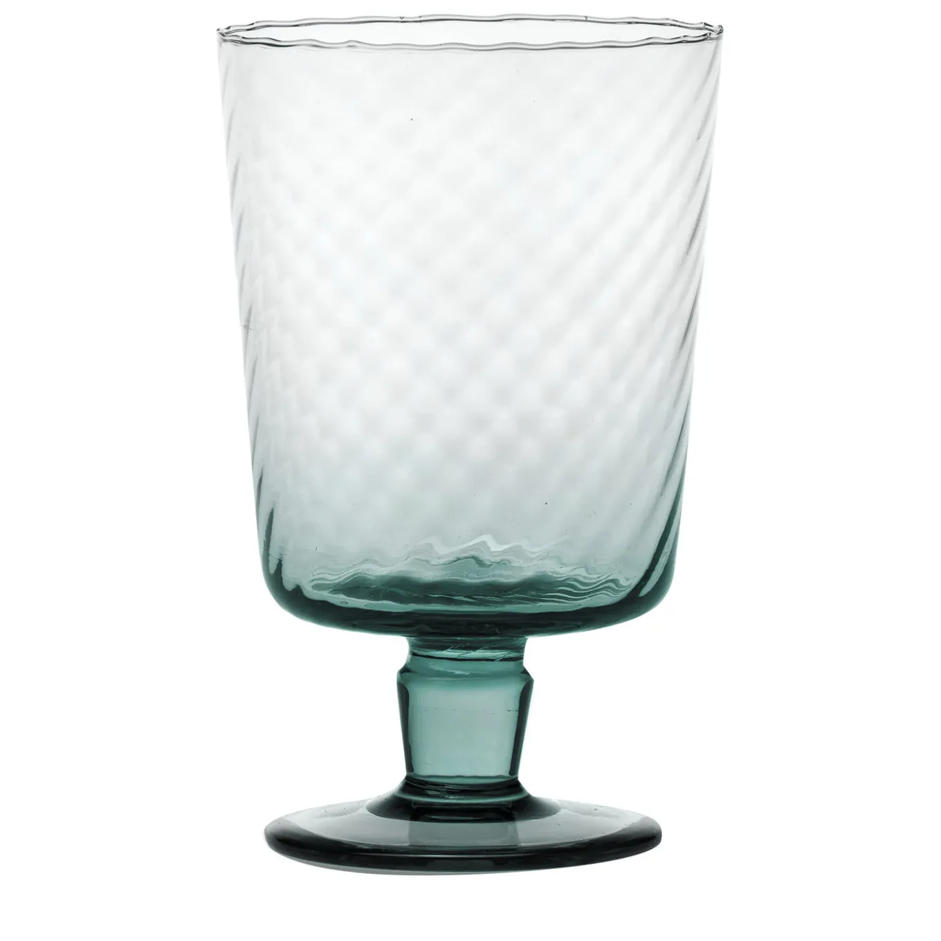 Set di 6 bicchieri a stelo Torsè Acquamarina