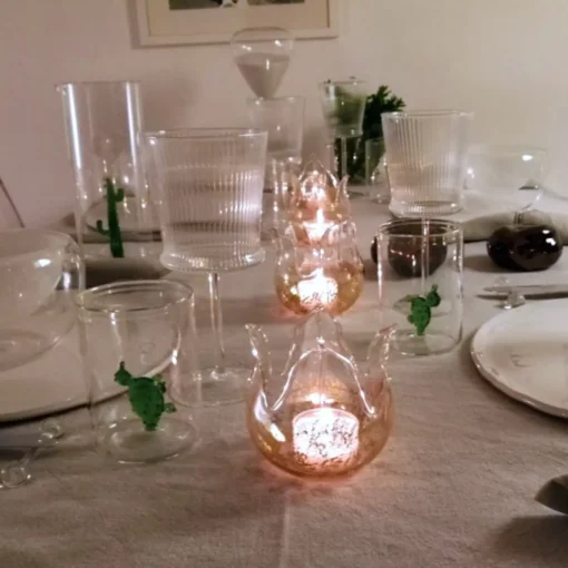 Set di 4 bicchieri Cactus