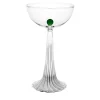 Set di 2 bicchieri coupe Nereida verdi