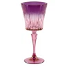Set di 2 bicchieri da acqua rosa-viola Domina