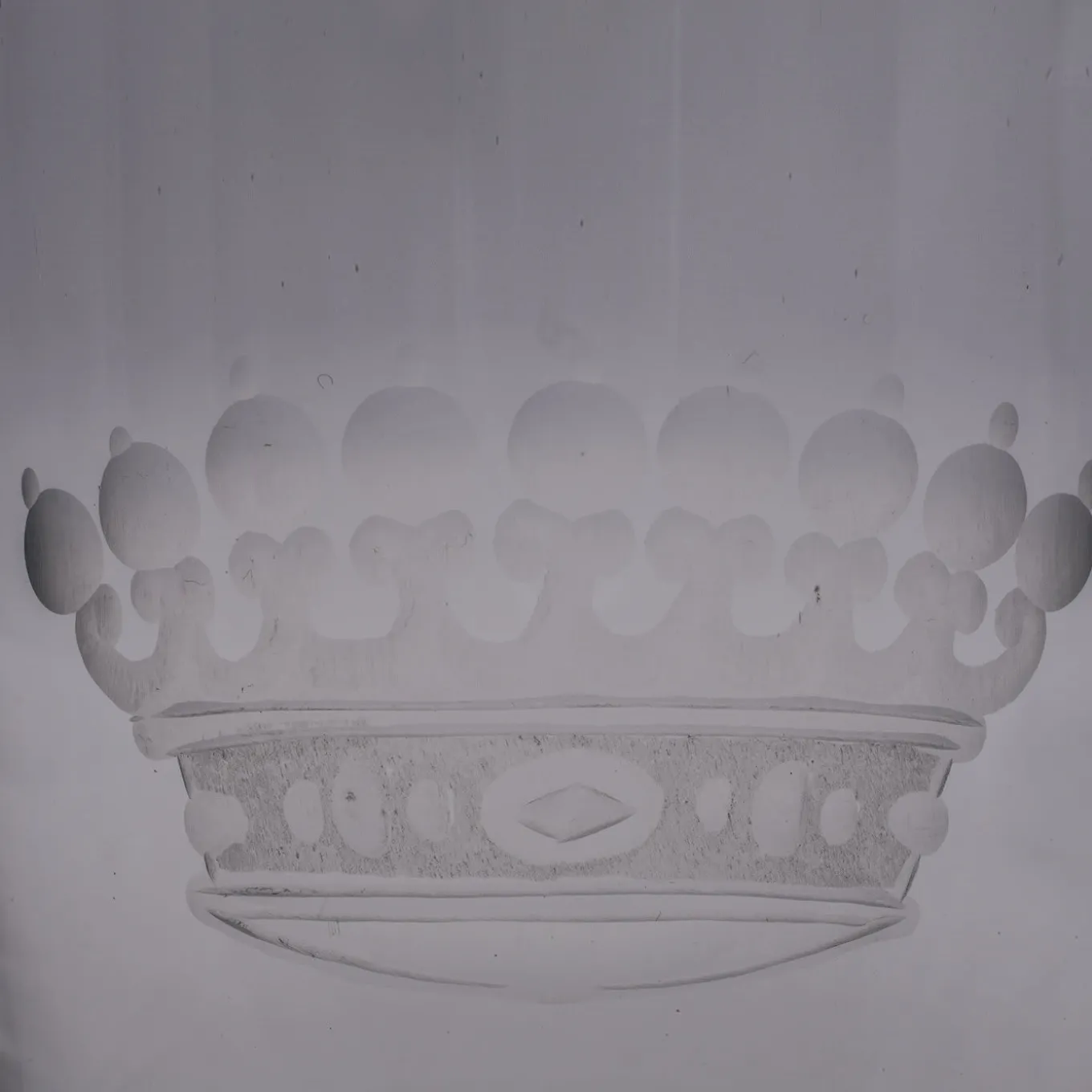 Set di 6 bicchieri da acqua con corona