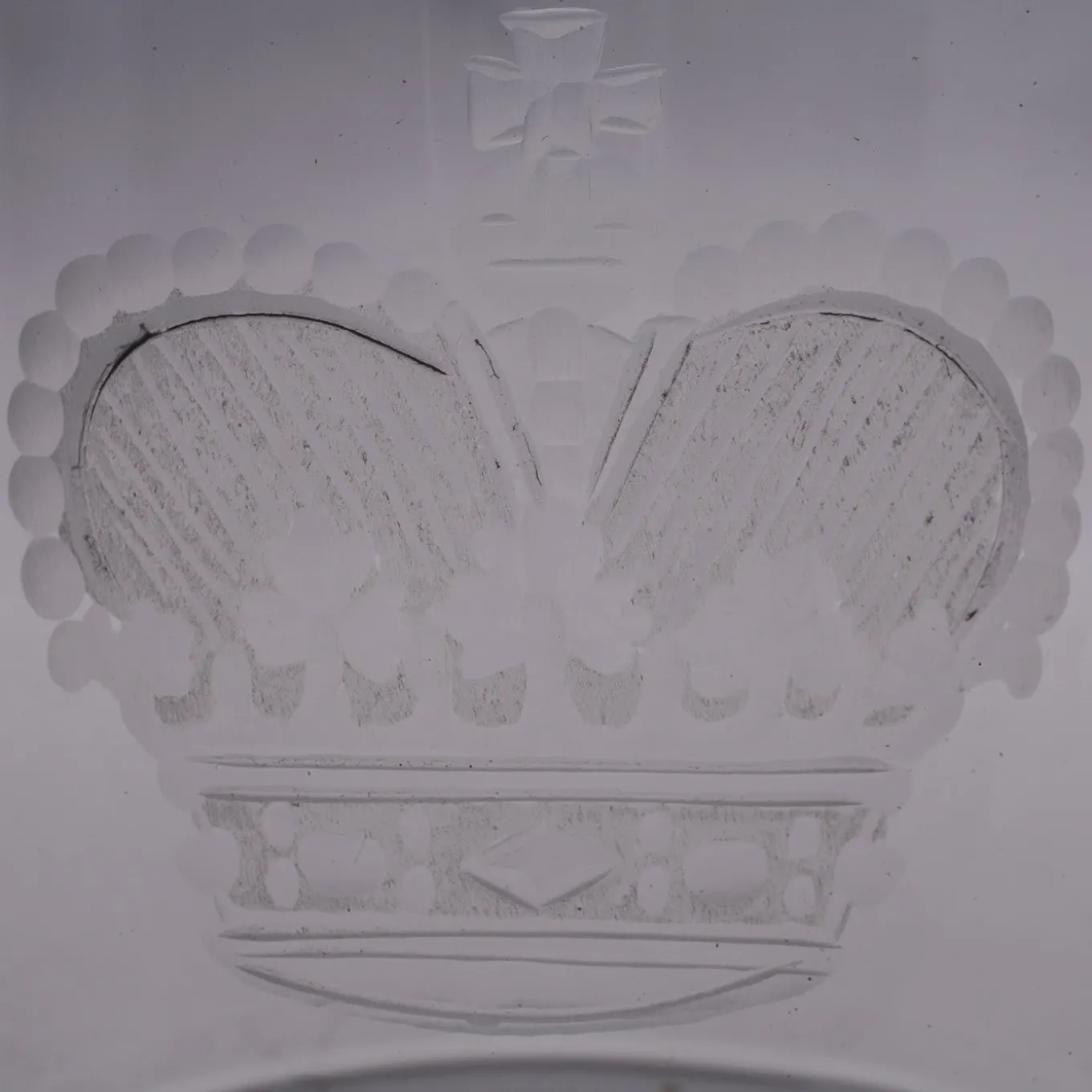 Set di 6 bicchieri da acqua con corona