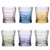 Set di 6 bicchieri da acqua/whisky sfaccettati Sound Polychrome