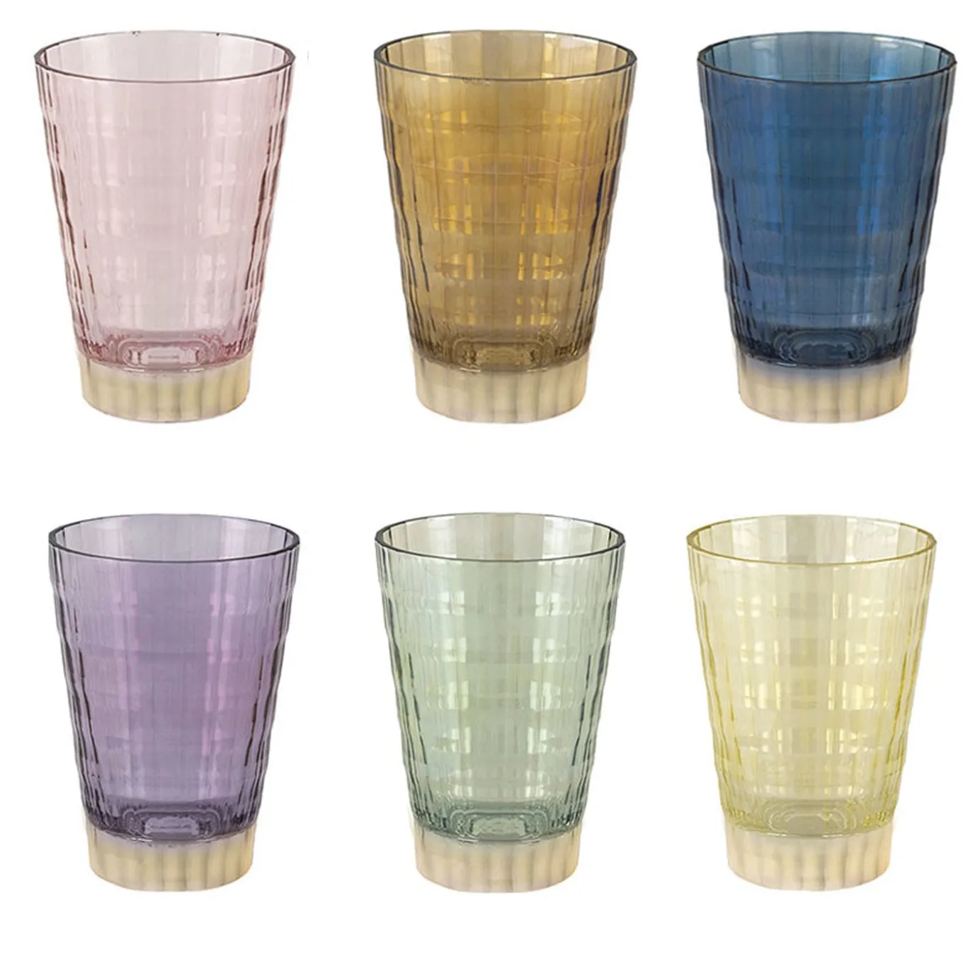 Set di 6 bicchieri da bibita Tokyo Matt