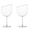 Set di 2 bicchieri da cocktail Gino con taglio obliquo