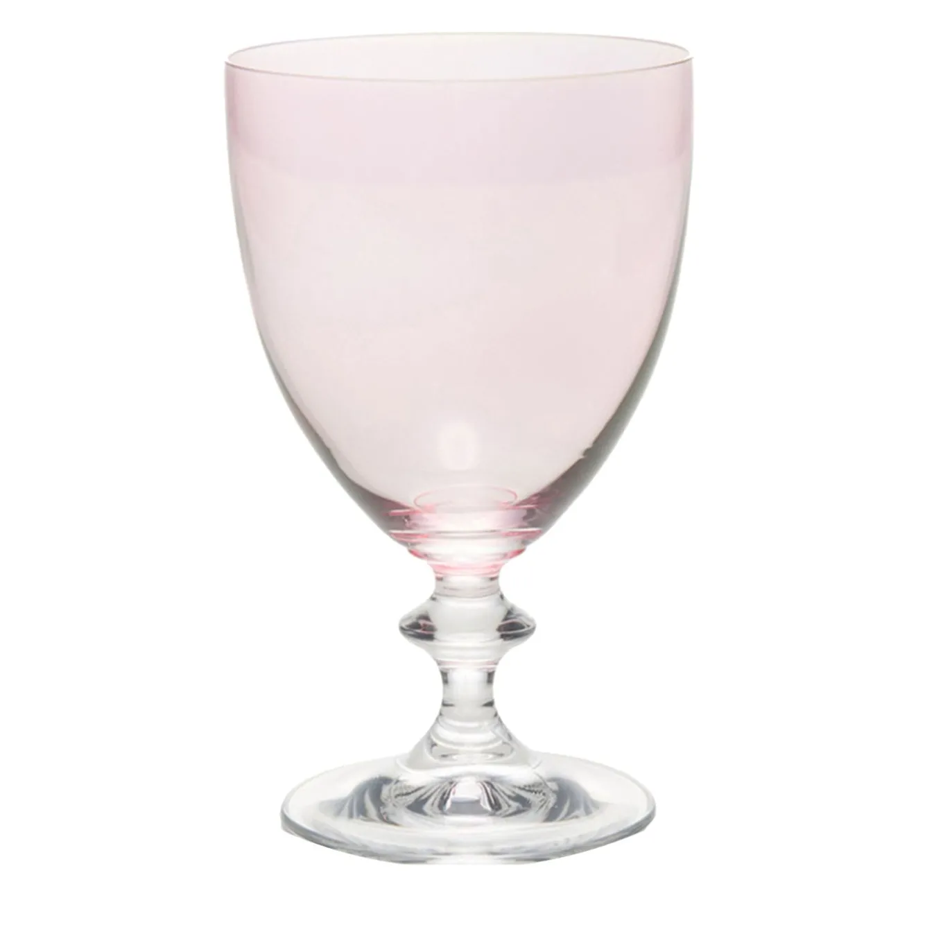 Set di 2 bicchieri da vino rosa Rosy