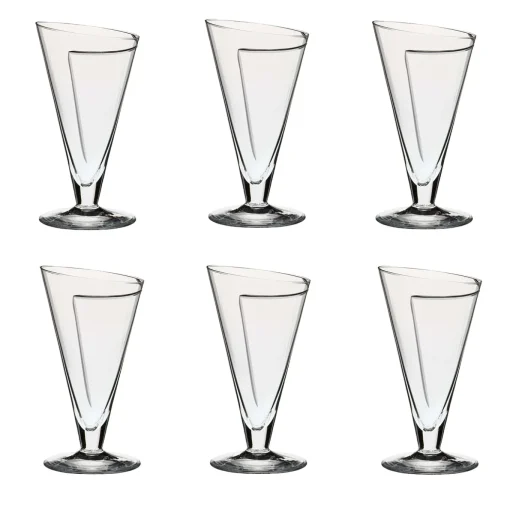 Set di 6 bicchieri da vino Cartoccio