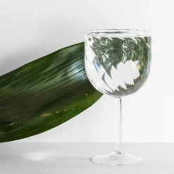 Set di 6 bicchieri Dafne in vetro soffiato